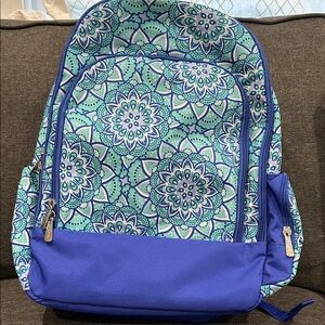 Kids Mandala Pattern Backpack - Blue and Green